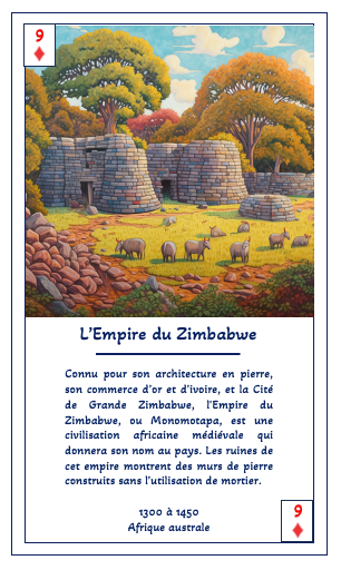 Jeu de 54 cartes : L'épopée des Empires