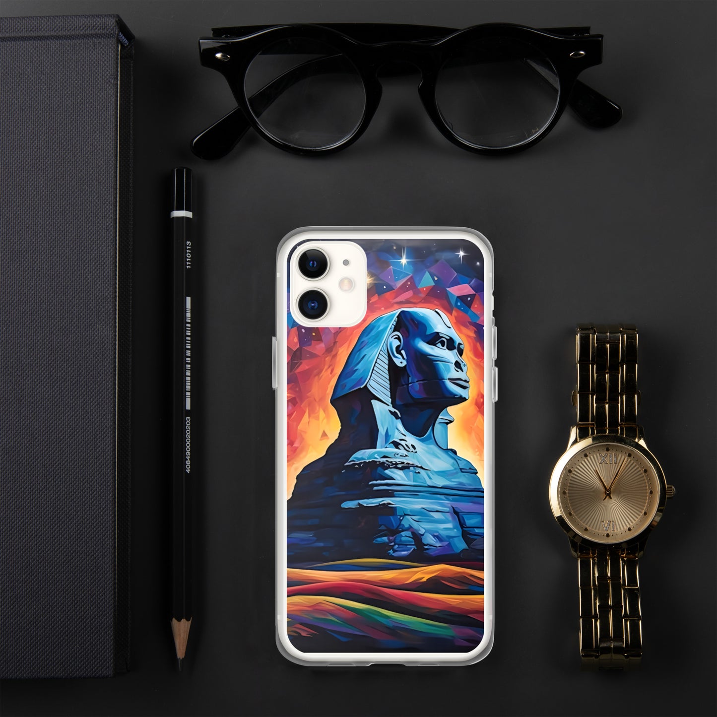 Coque pour iPhone® : Le sphinx de Gizeh, mystère aux pieds des pyramides