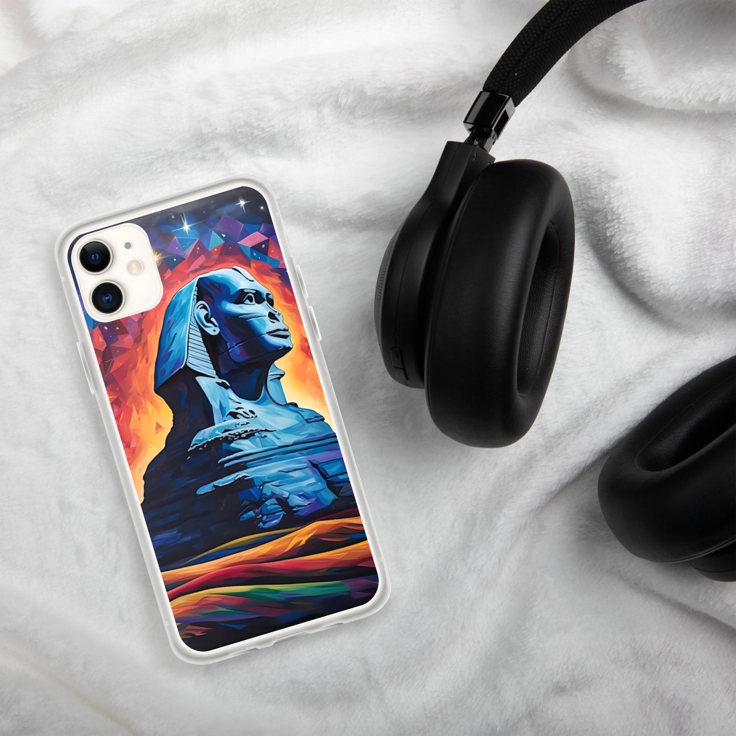 Coque pour iPhone® : Le sphinx de Gizeh, mystère aux pieds des pyramides