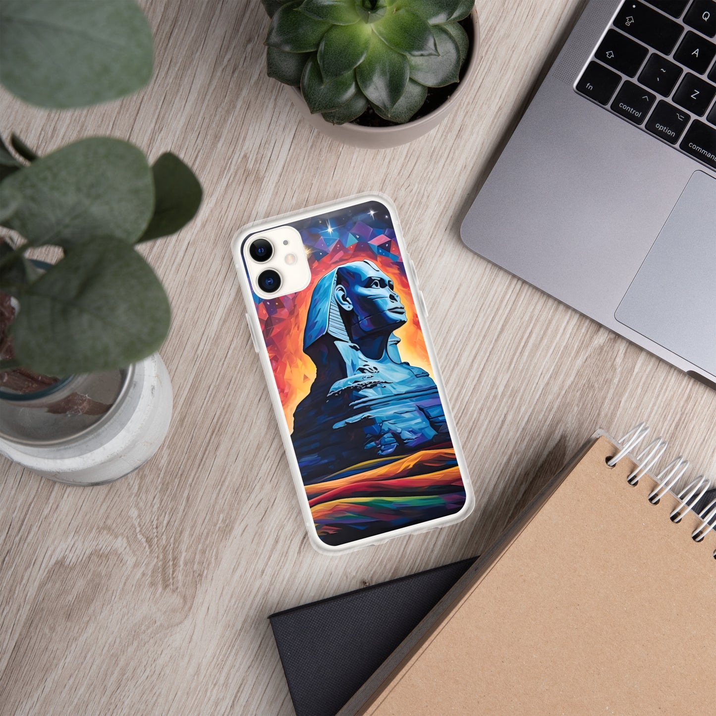 Coque pour iPhone® : Le sphinx de Gizeh, mystère aux pieds des pyramides