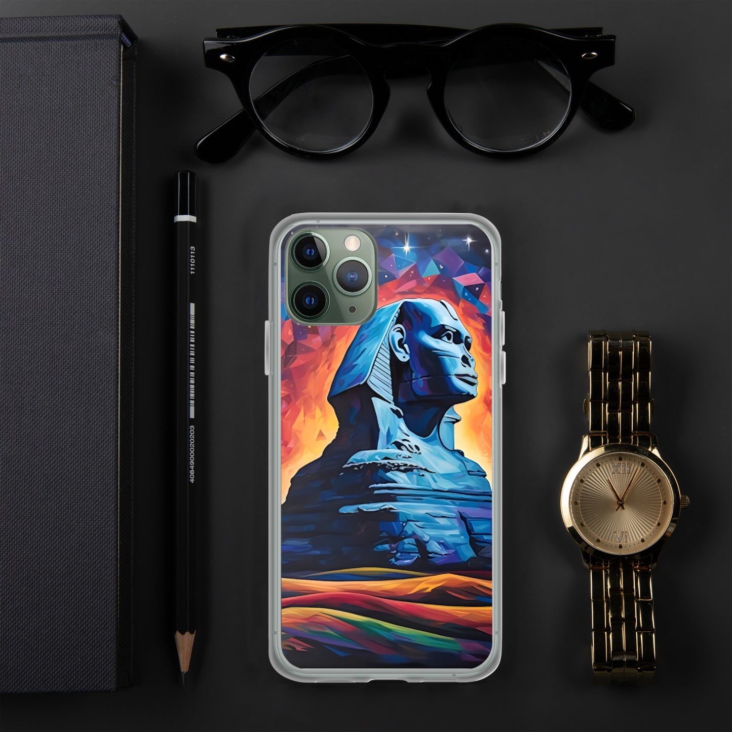 Coque pour iPhone® : Le sphinx de Gizeh, mystère aux pieds des pyramides