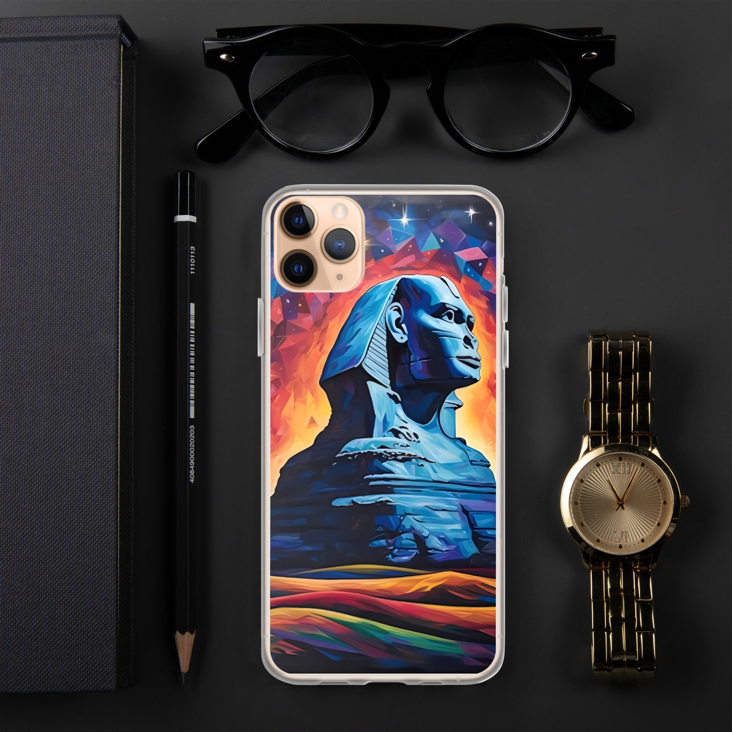 Coque pour iPhone® : Le sphinx de Gizeh, mystère aux pieds des pyramides