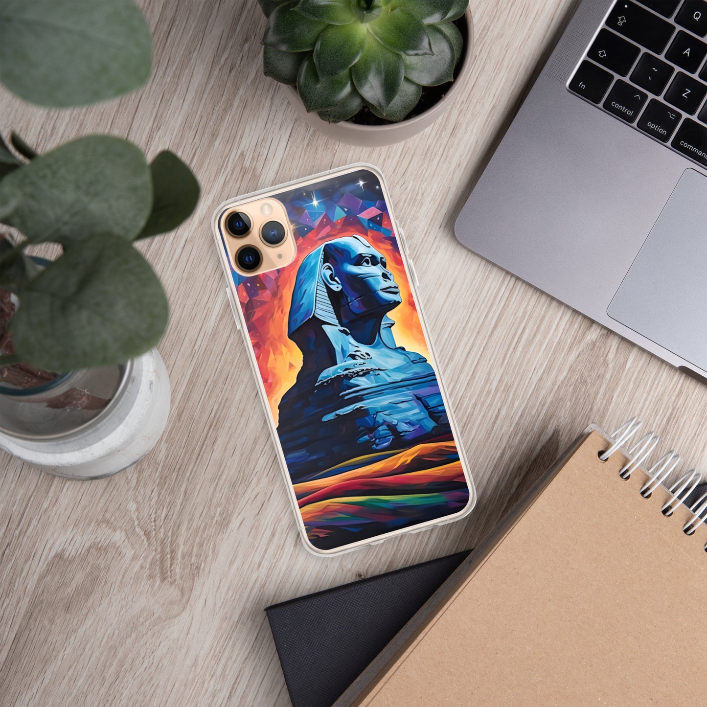 Coque pour iPhone® : Le sphinx de Gizeh, mystère aux pieds des pyramides