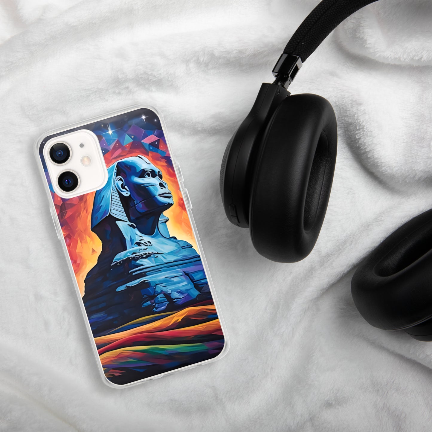 Coque pour iPhone® : Le sphinx de Gizeh, mystère aux pieds des pyramides