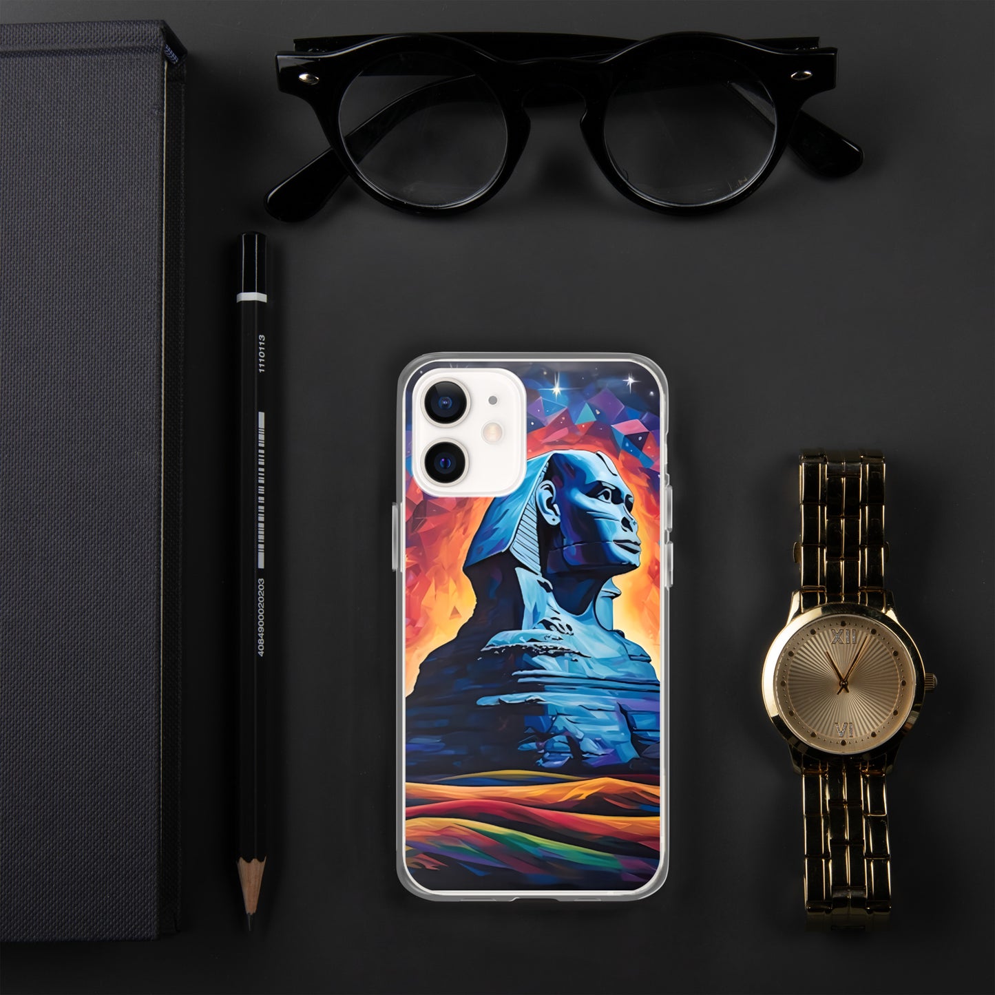 Coque pour iPhone® : Le sphinx de Gizeh, mystère aux pieds des pyramides