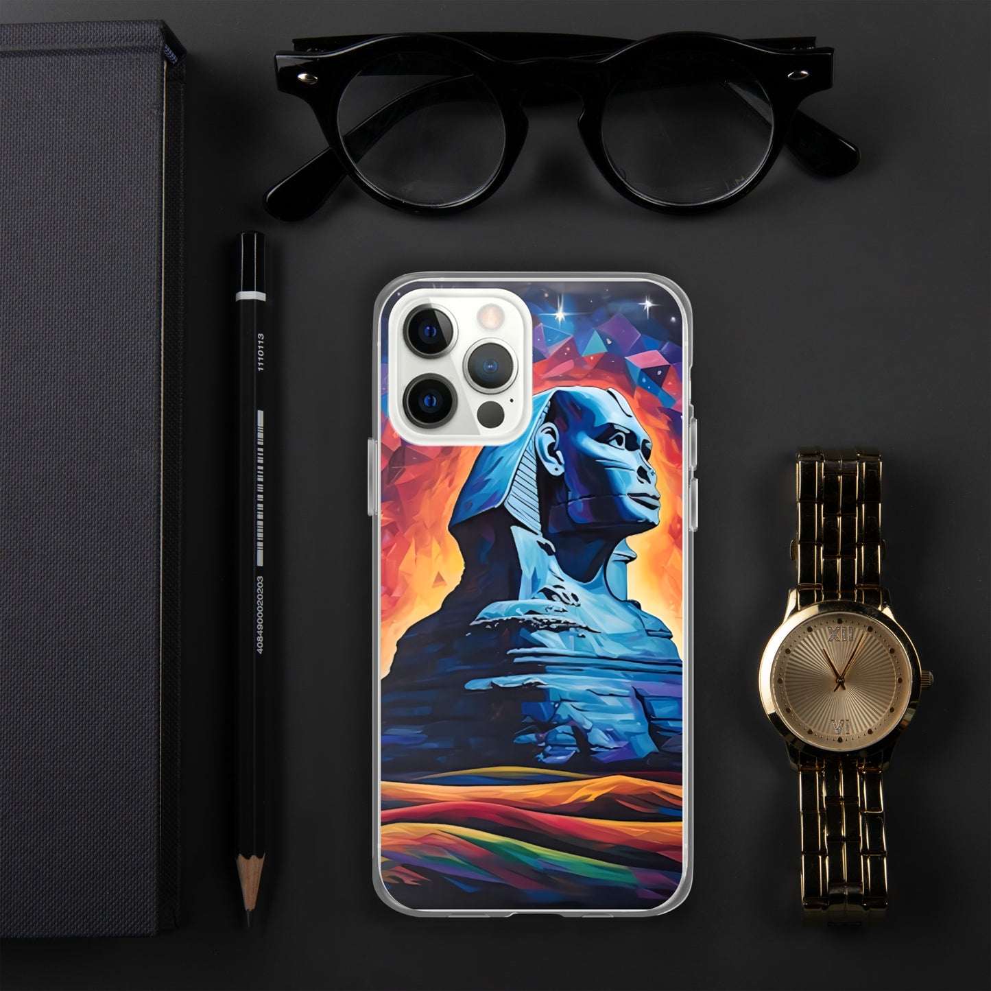 Coque pour iPhone® : Le sphinx de Gizeh, mystère aux pieds des pyramides