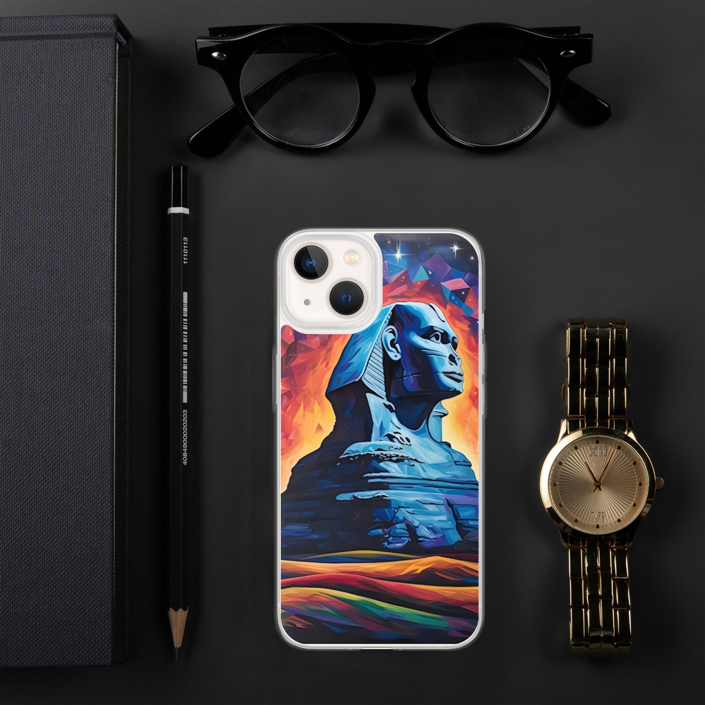 Coque pour iPhone® : Le sphinx de Gizeh, mystère aux pieds des pyramides