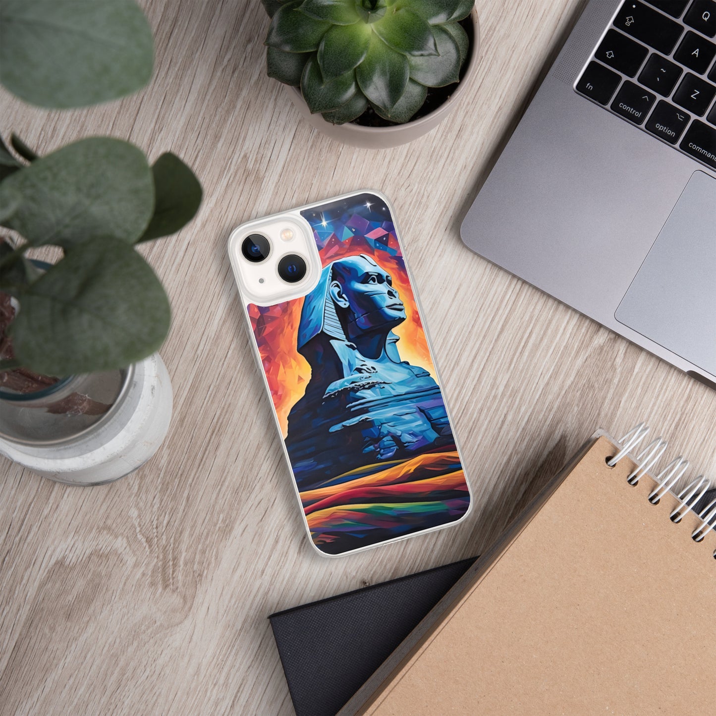 Coque pour iPhone® : Le sphinx de Gizeh, mystère aux pieds des pyramides