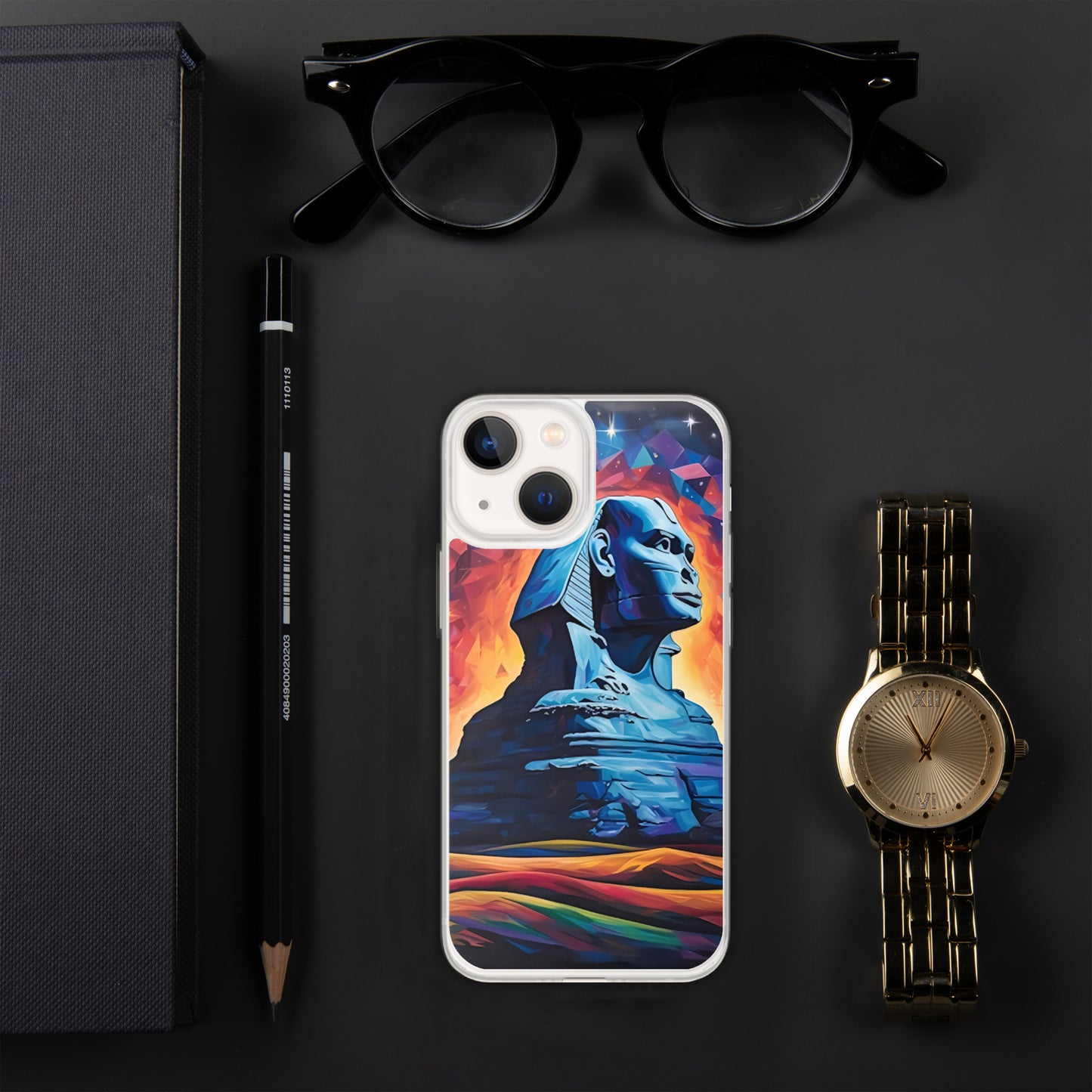 Coque pour iPhone® : Le sphinx de Gizeh, mystère aux pieds des pyramides