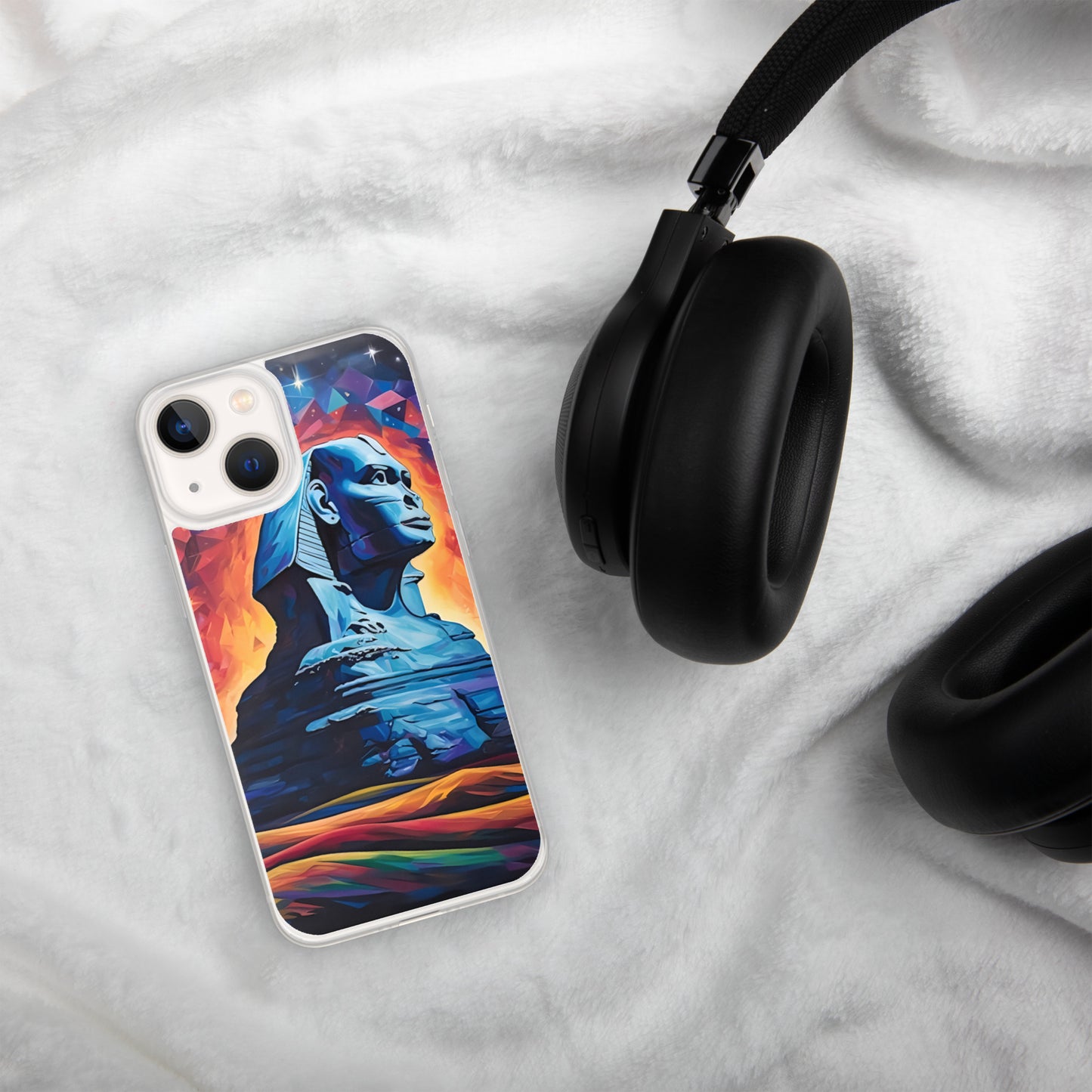 Coque pour iPhone® : Le sphinx de Gizeh, mystère aux pieds des pyramides
