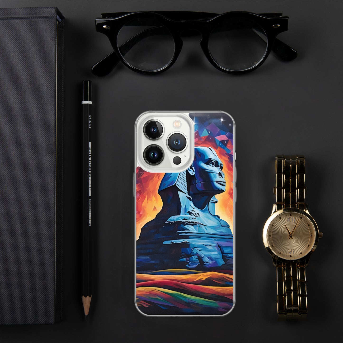 Coque pour iPhone® : Le sphinx de Gizeh, mystère aux pieds des pyramides