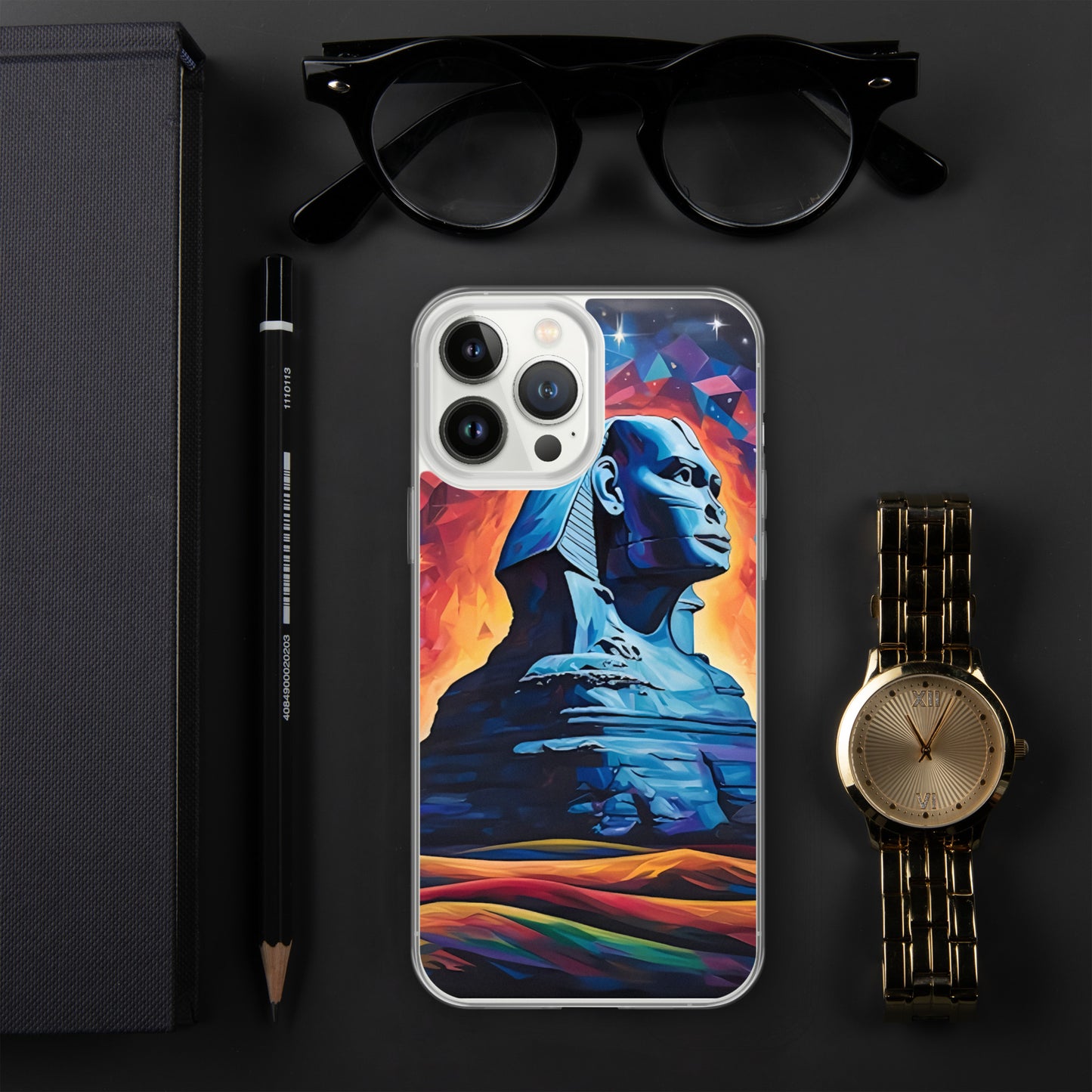 Coque pour iPhone® : Le sphinx de Gizeh, mystère aux pieds des pyramides