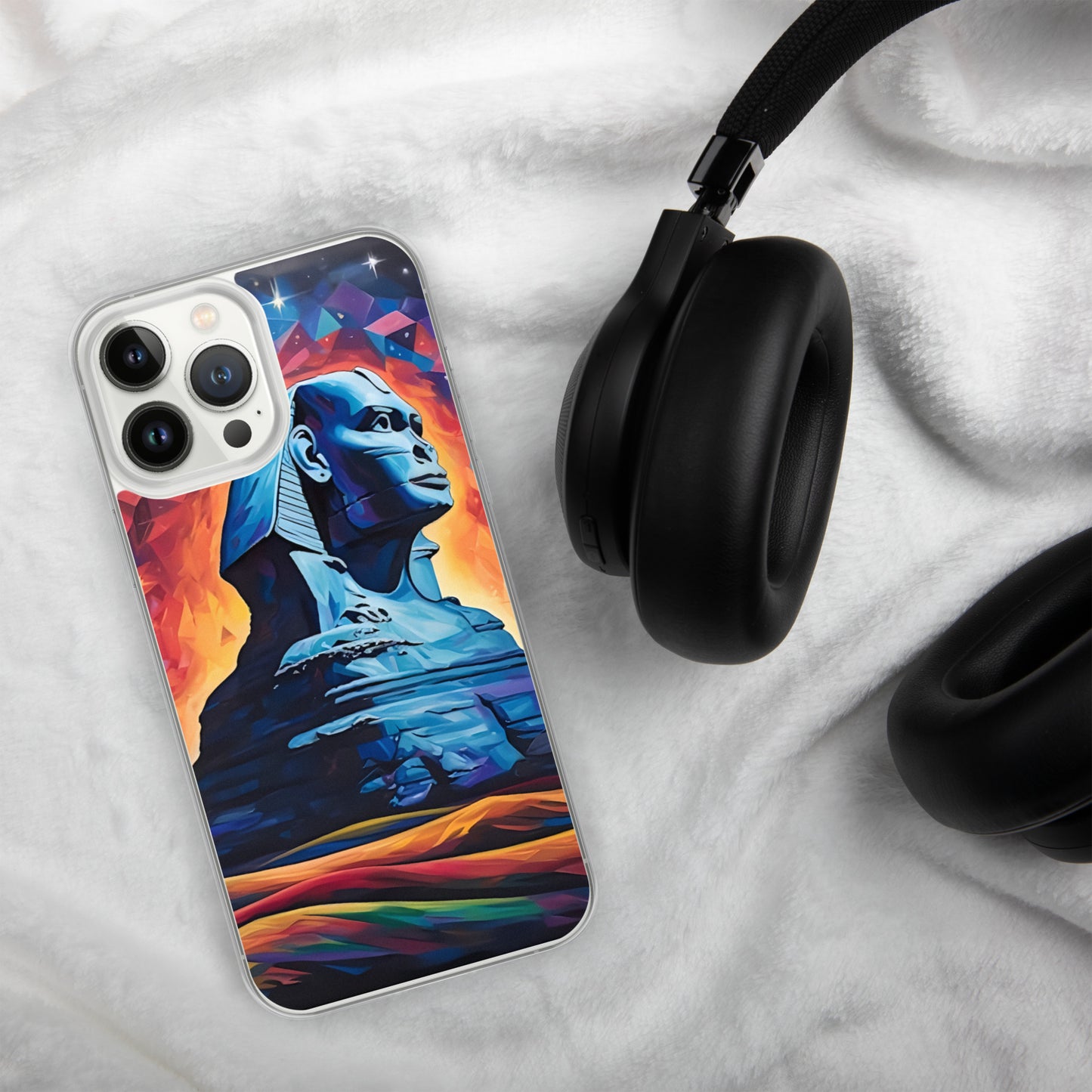 Coque pour iPhone® : Le sphinx de Gizeh, mystère aux pieds des pyramides