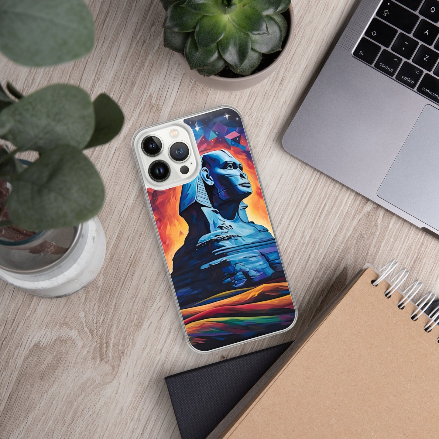 Coque pour iPhone® : Le sphinx de Gizeh, mystère aux pieds des pyramides