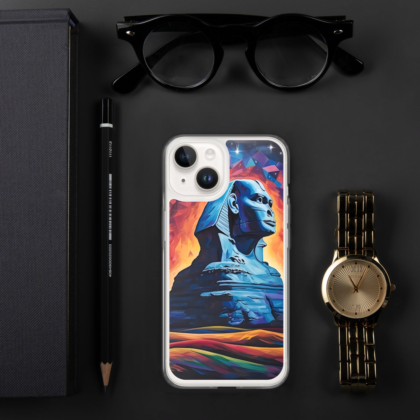 Coque pour iPhone® : Le sphinx de Gizeh, mystère aux pieds des pyramides