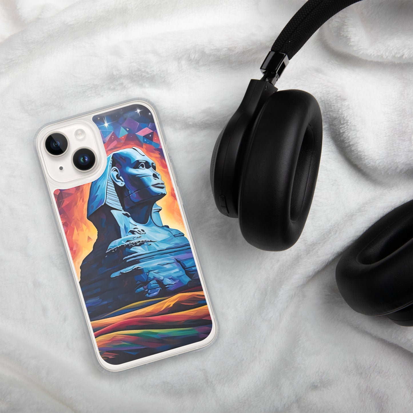 Coque pour iPhone® : Le sphinx de Gizeh, mystère aux pieds des pyramides