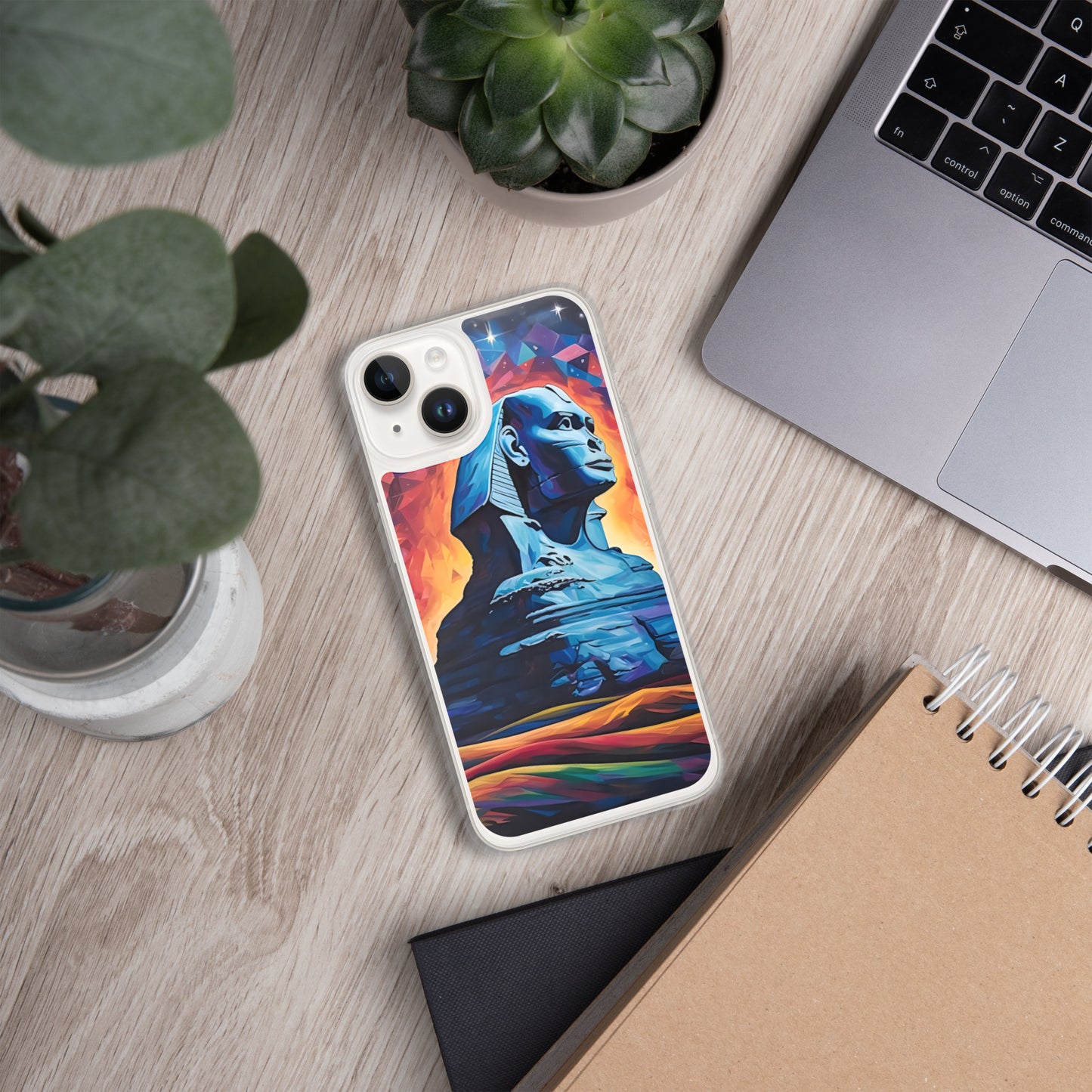 Coque pour iPhone® : Le sphinx de Gizeh, mystère aux pieds des pyramides