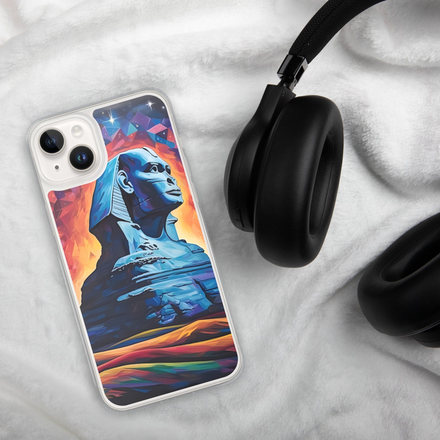 Coque pour iPhone® : Le sphinx de Gizeh, mystère aux pieds des pyramides