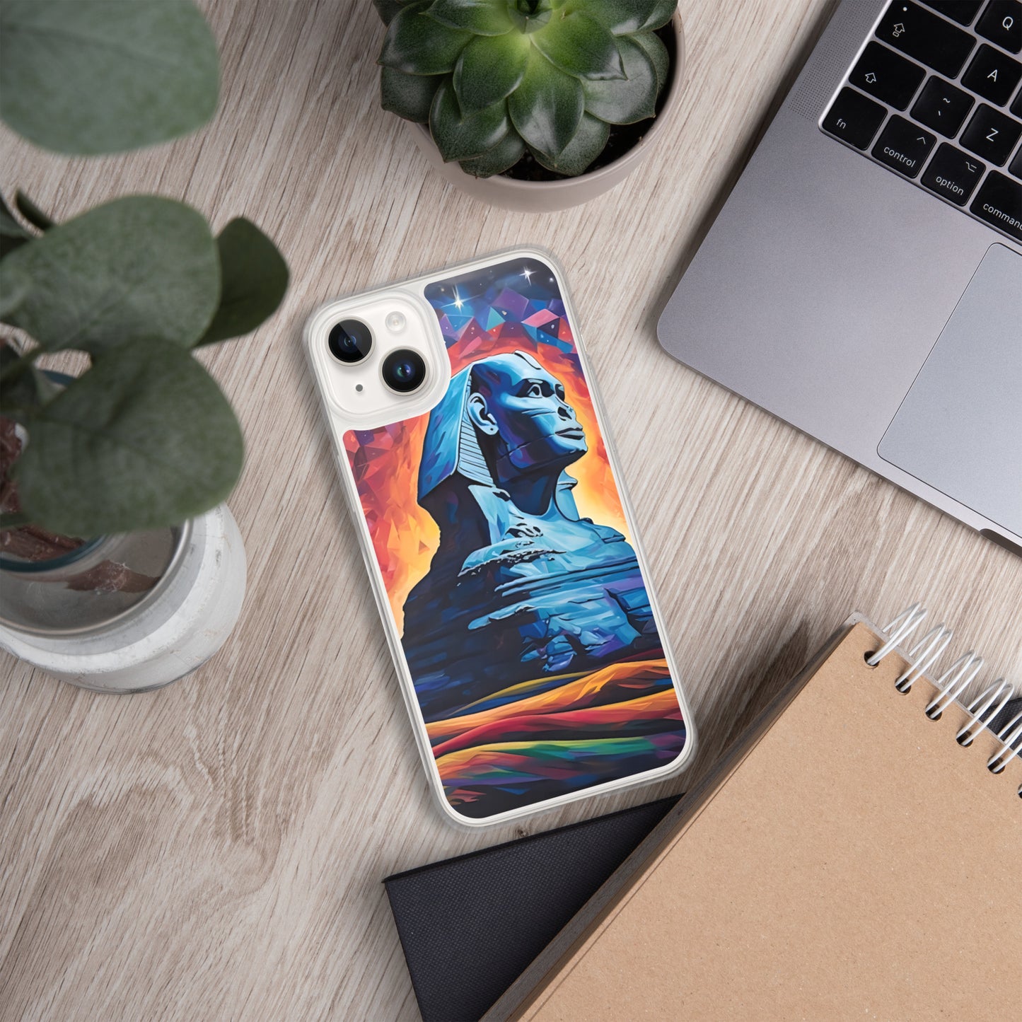 Coque pour iPhone® : Le sphinx de Gizeh, mystère aux pieds des pyramides
