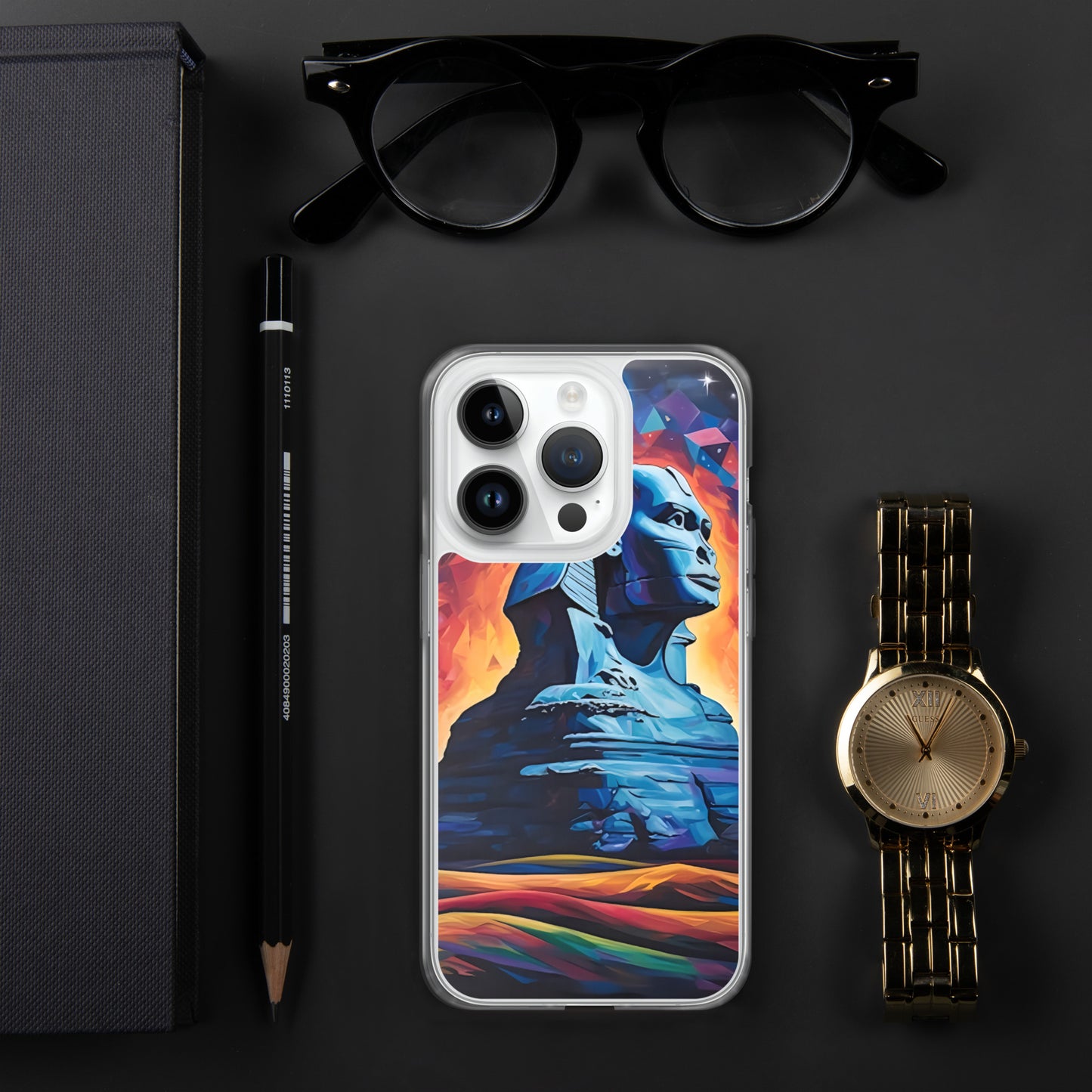 Coque pour iPhone® : Le sphinx de Gizeh, mystère aux pieds des pyramides