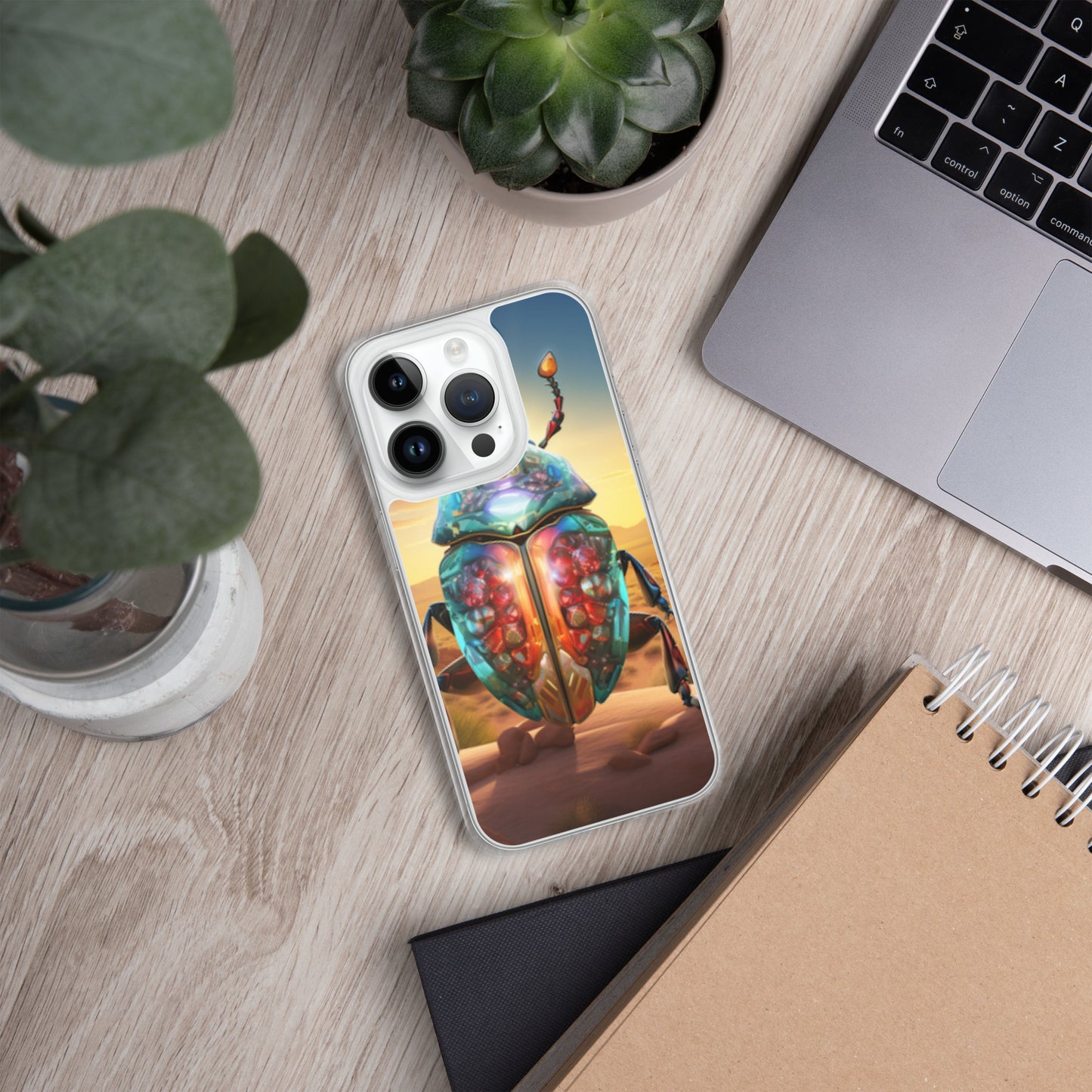 Coque pour iPhone® : Scarabée égyptien