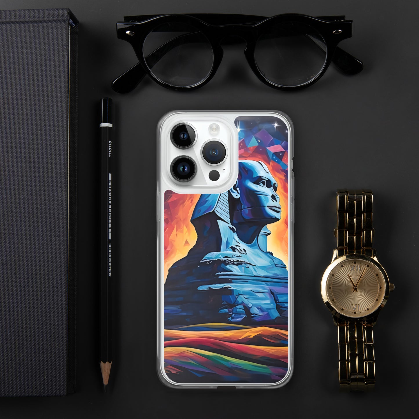 Coque pour iPhone® : Le sphinx de Gizeh, mystère aux pieds des pyramides