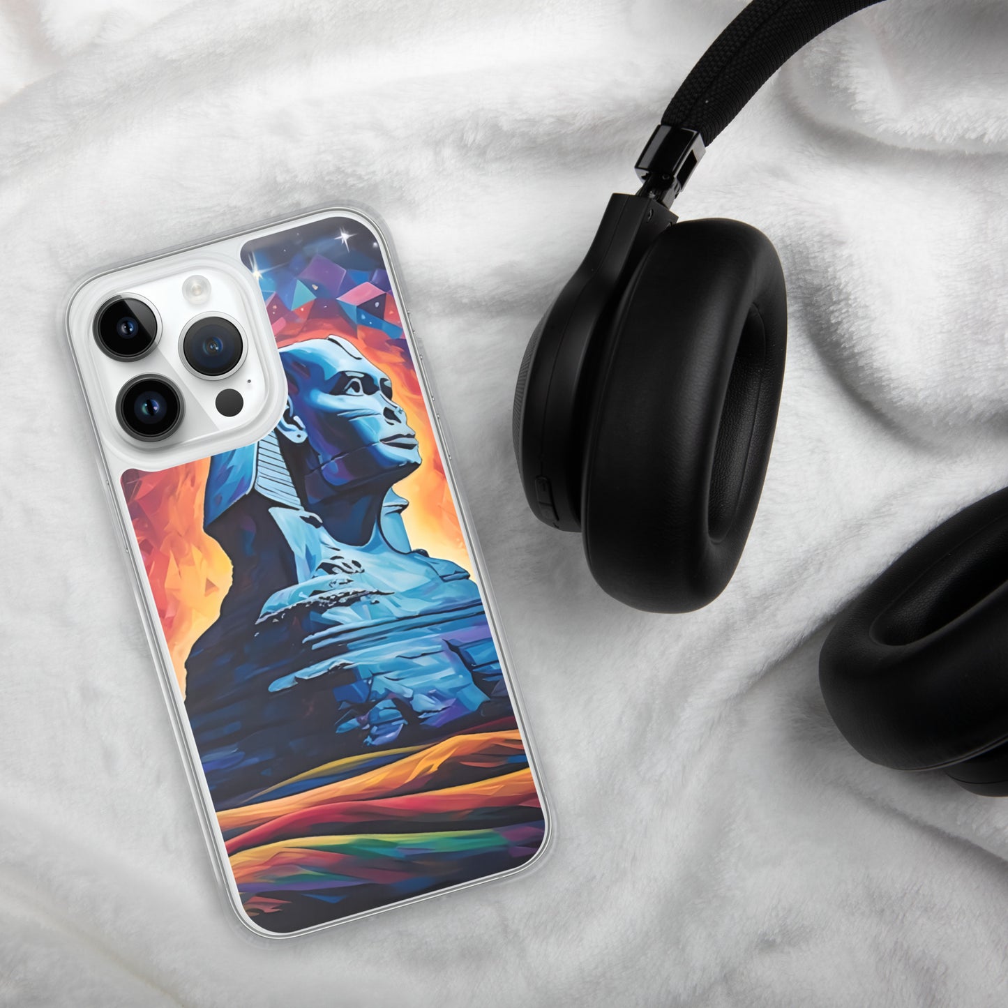 Coque pour iPhone® : Le sphinx de Gizeh, mystère aux pieds des pyramides