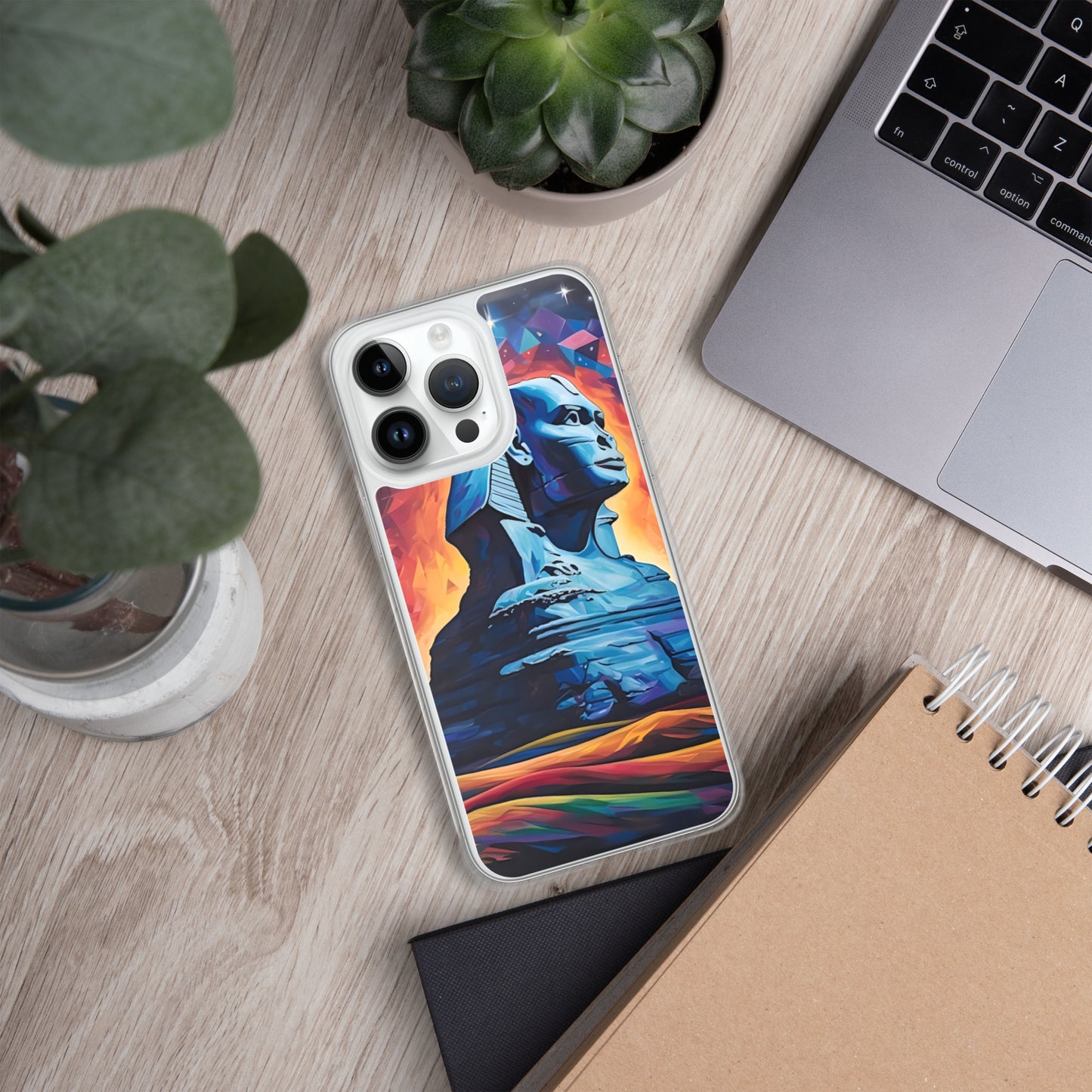 Coque pour iPhone® : Le sphinx de Gizeh, mystère aux pieds des pyramides
