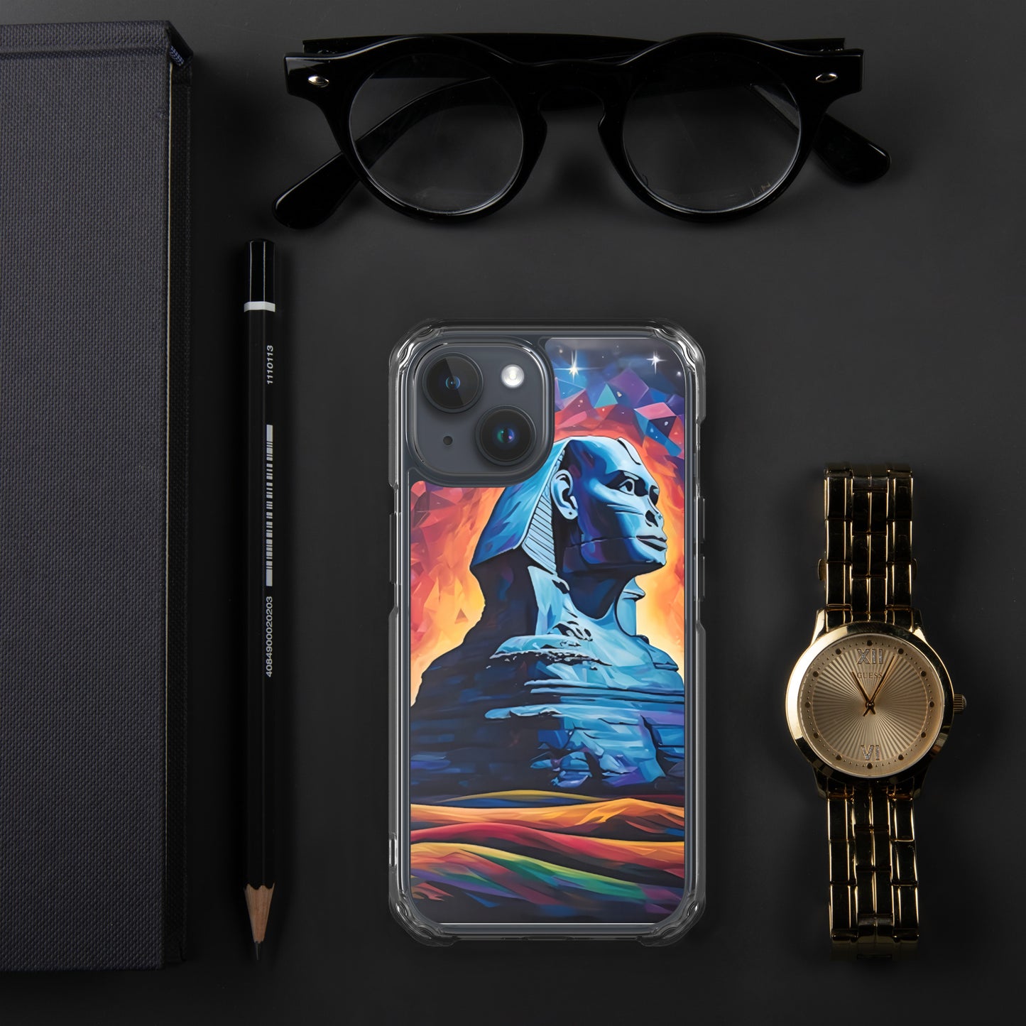 Coque pour iPhone® : Le sphinx de Gizeh, mystère aux pieds des pyramides