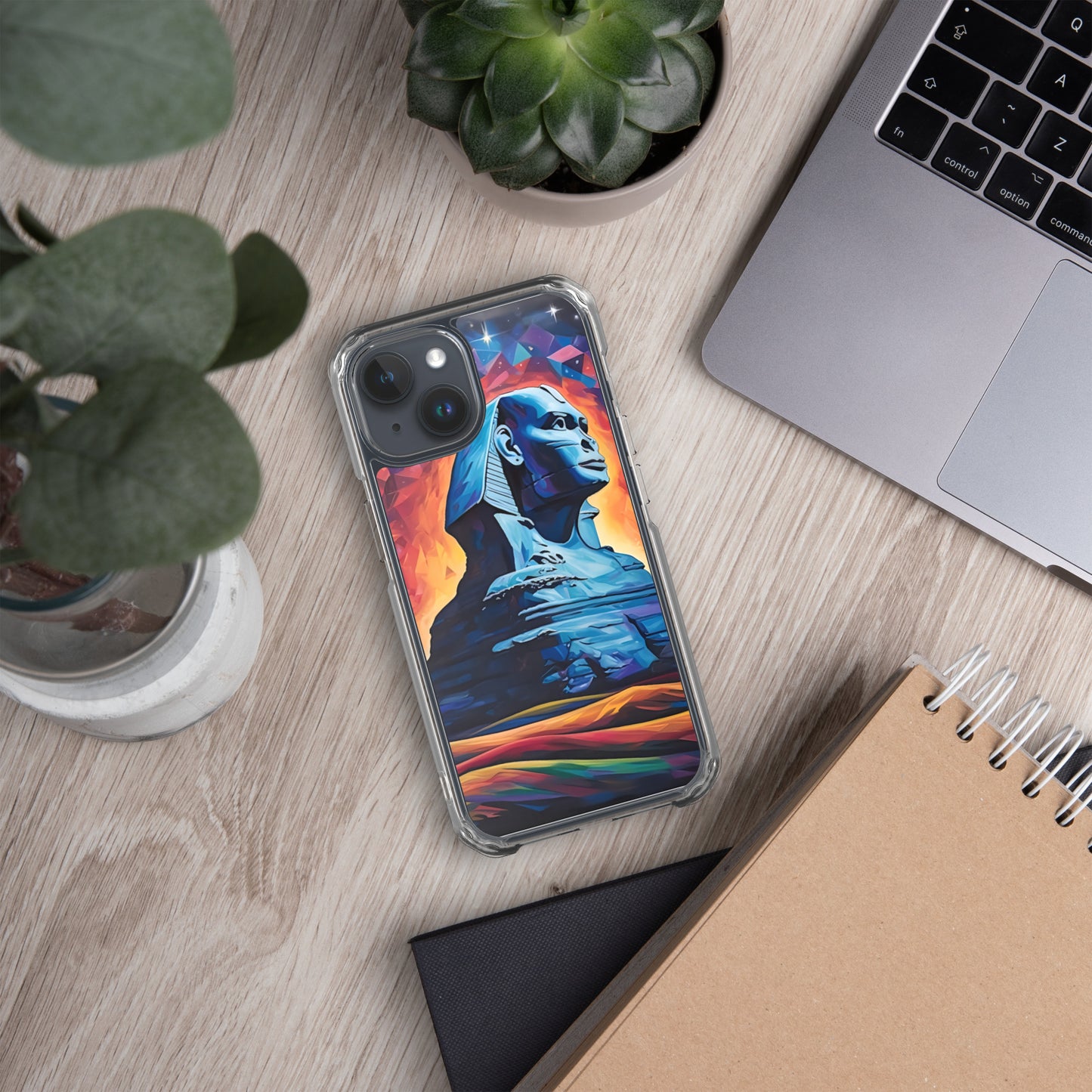 Coque pour iPhone® : Le sphinx de Gizeh, mystère aux pieds des pyramides