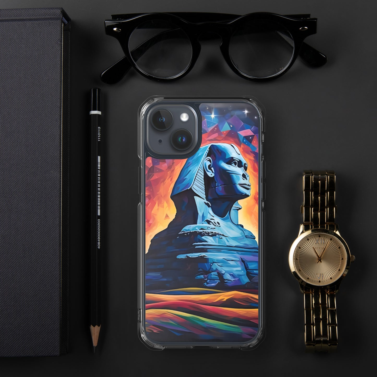 Coque pour iPhone® : Le sphinx de Gizeh, mystère aux pieds des pyramides