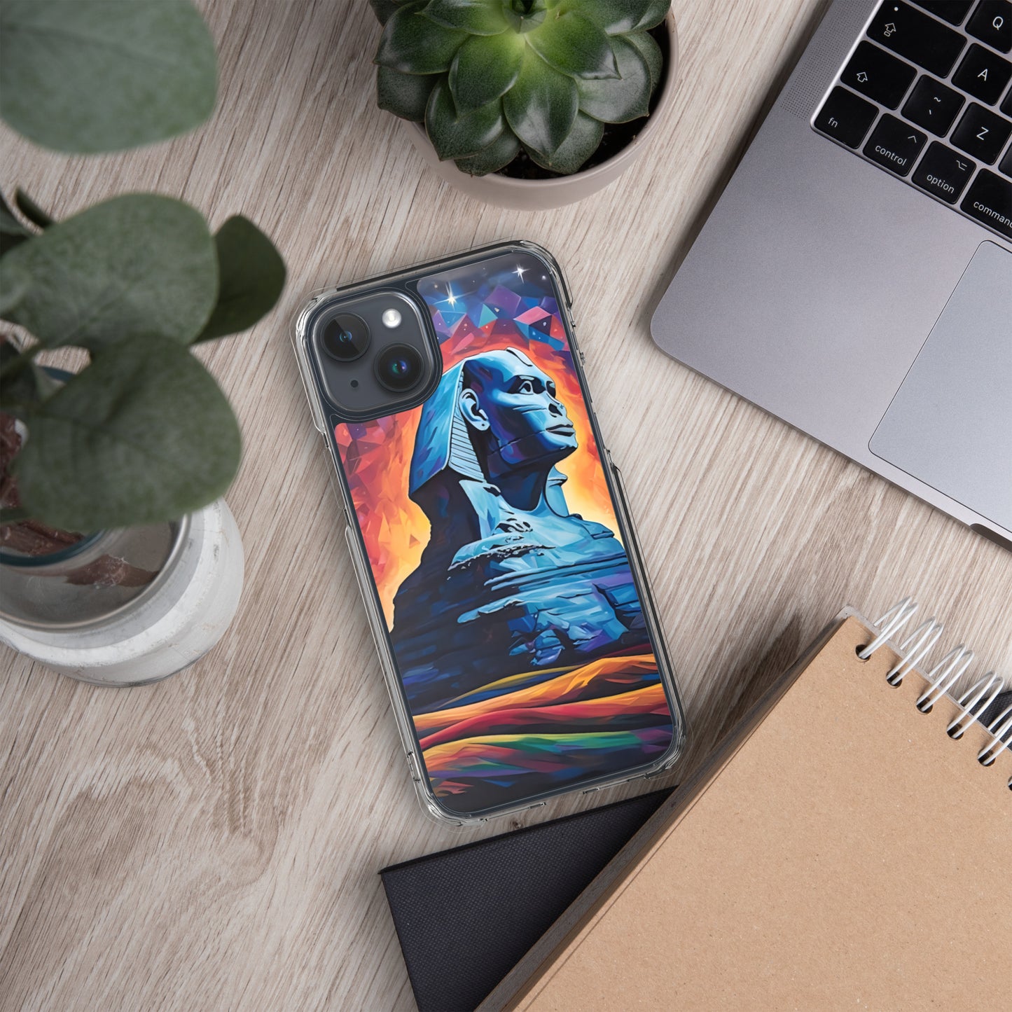 Coque pour iPhone® : Le sphinx de Gizeh, mystère aux pieds des pyramides