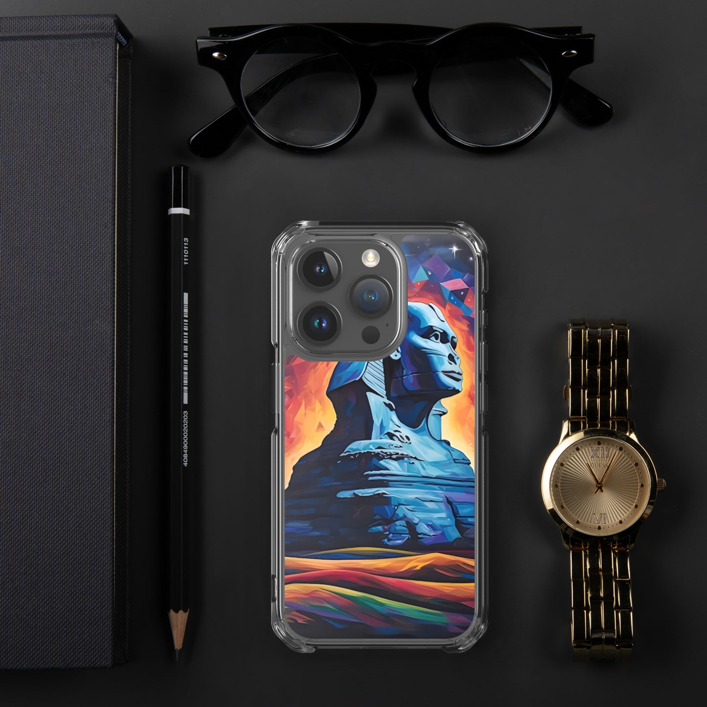 Coque pour iPhone® : Le sphinx de Gizeh, mystère aux pieds des pyramides