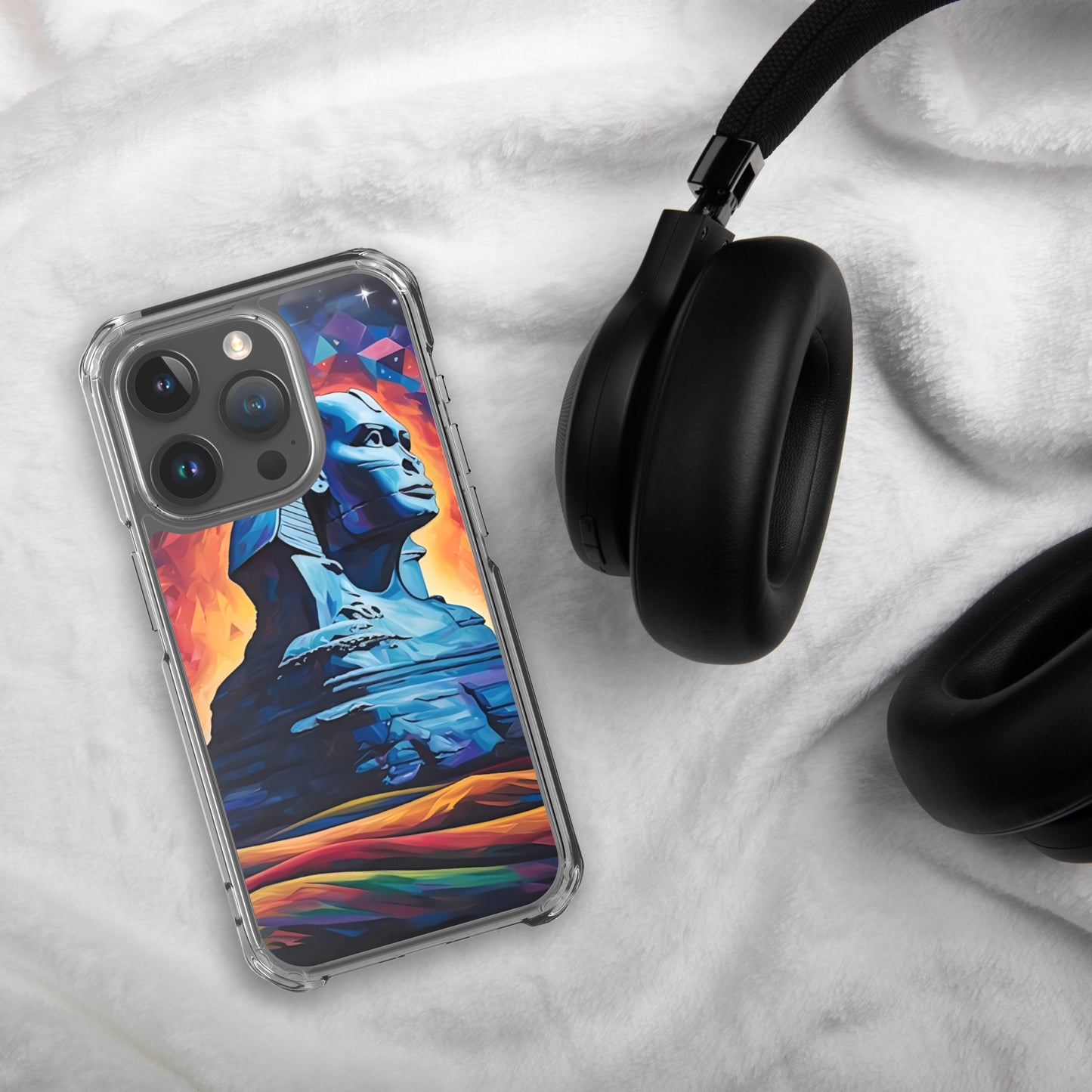 Coque pour iPhone® : Le sphinx de Gizeh, mystère aux pieds des pyramides