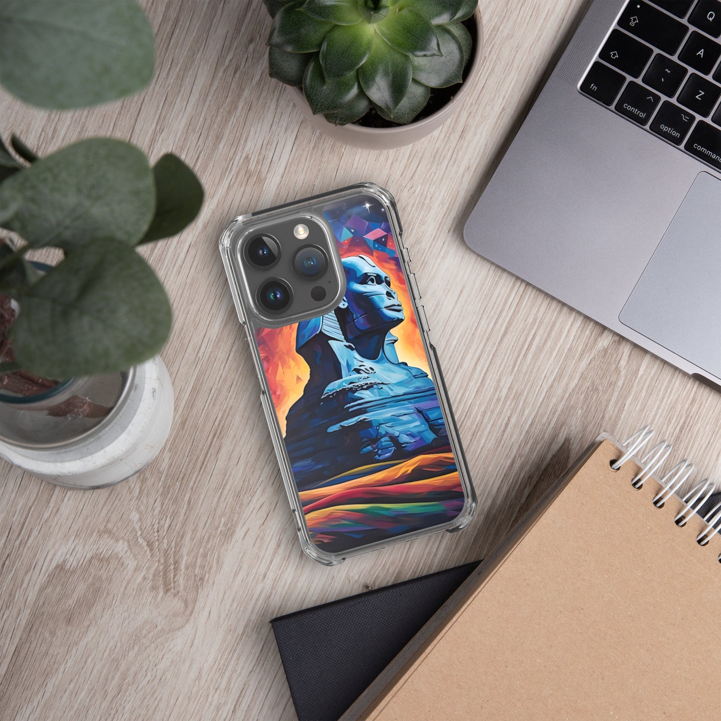 Coque pour iPhone® : Le sphinx de Gizeh, mystère aux pieds des pyramides