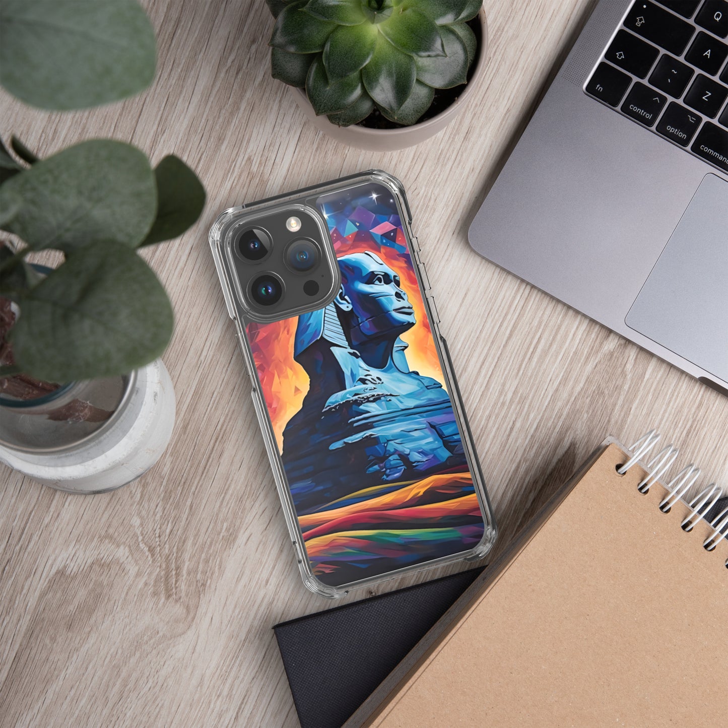 Coque pour iPhone® : Le sphinx de Gizeh, mystère aux pieds des pyramides