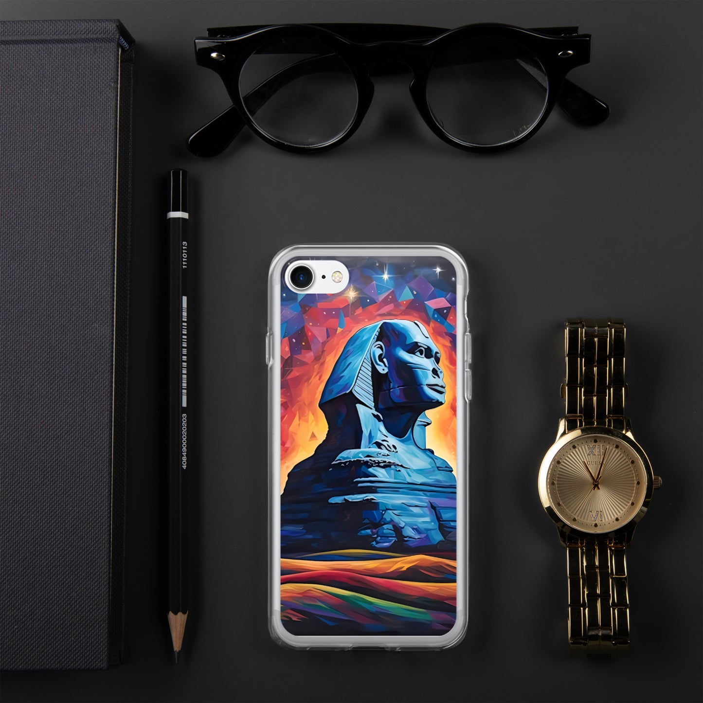 Coque pour iPhone® : Le sphinx de Gizeh, mystère aux pieds des pyramides
