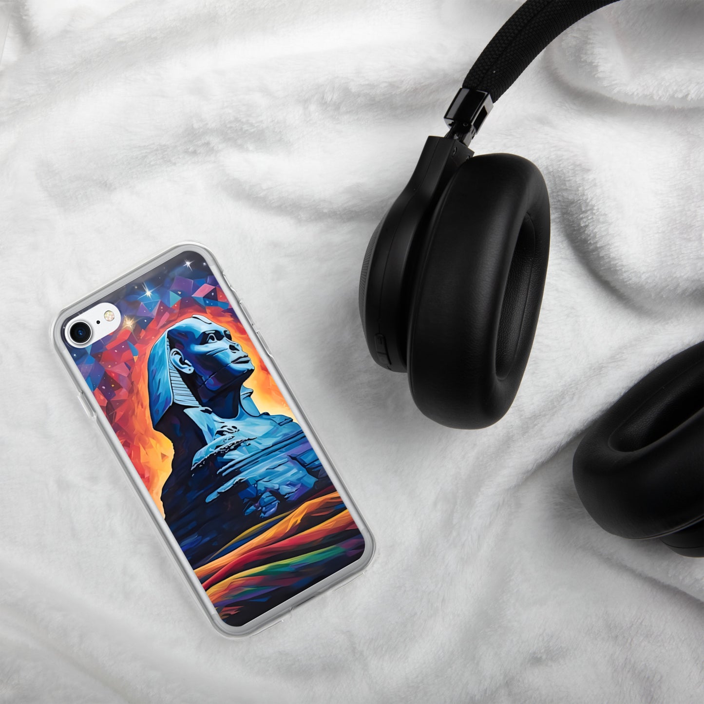 Coque pour iPhone® : Le sphinx de Gizeh, mystère aux pieds des pyramides