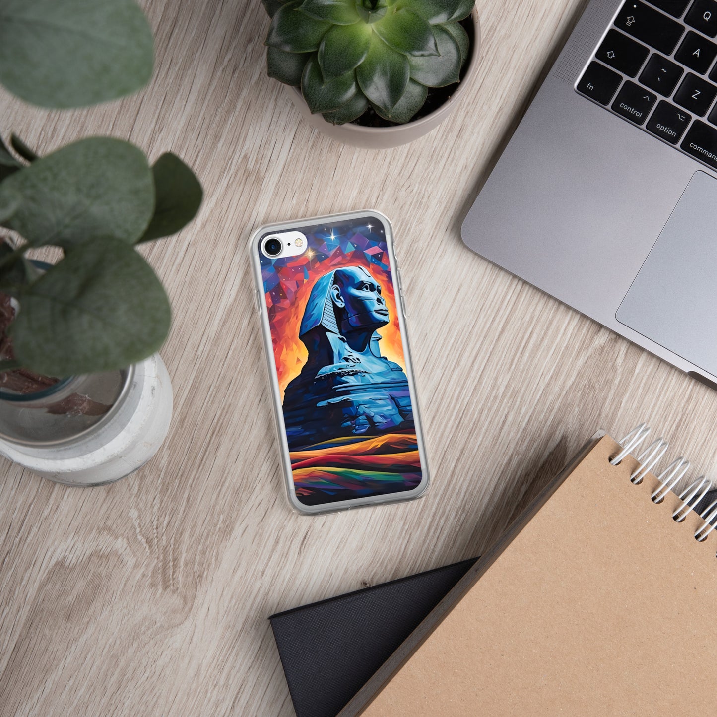 Coque pour iPhone® : Le sphinx de Gizeh, mystère aux pieds des pyramides