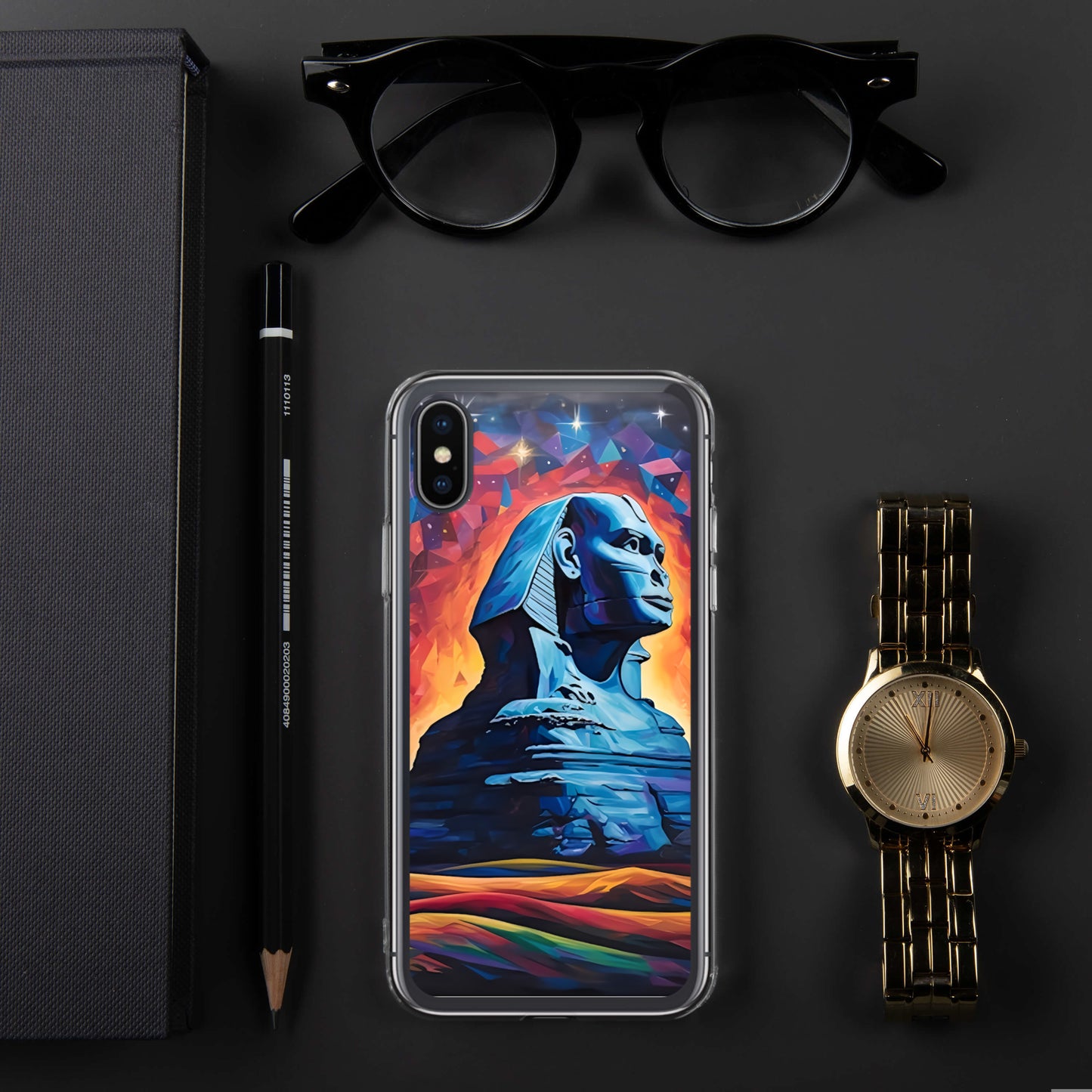 Coque pour iPhone® : Le sphinx de Gizeh, mystère aux pieds des pyramides