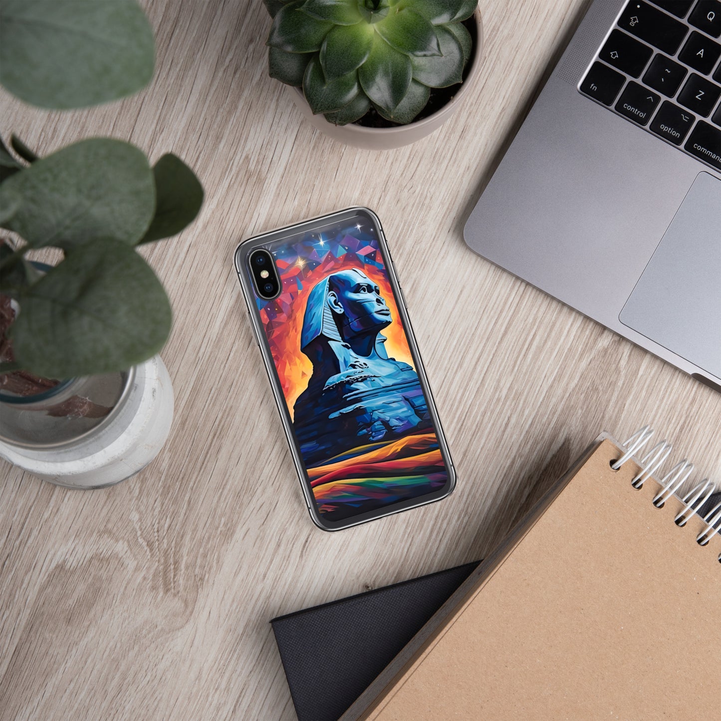 Coque pour iPhone® : Le sphinx de Gizeh, mystère aux pieds des pyramides