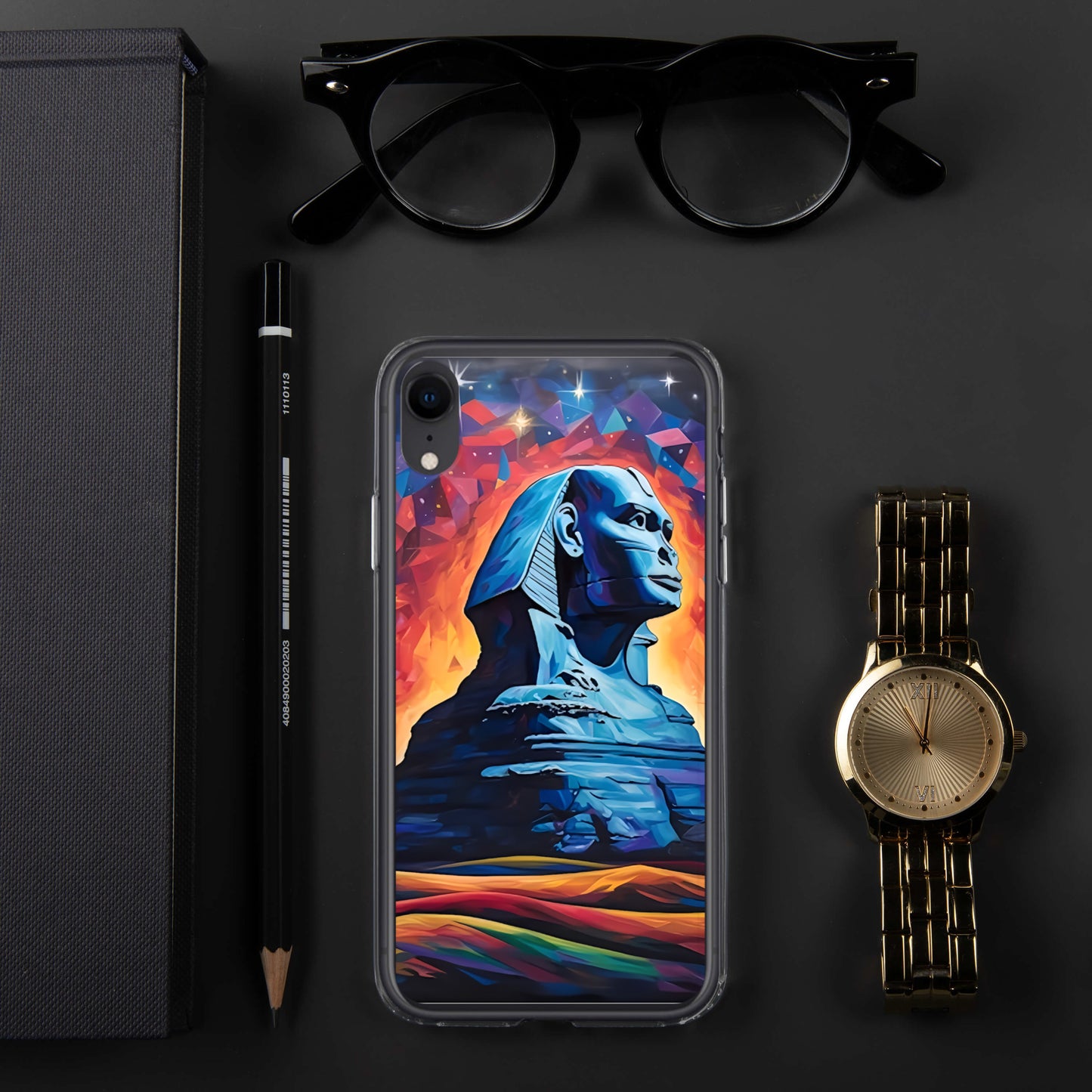 Coque pour iPhone® : Le sphinx de Gizeh, mystère aux pieds des pyramides