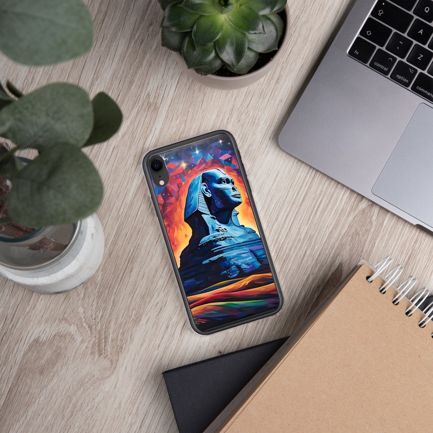 Coque pour iPhone® : Le sphinx de Gizeh, mystère aux pieds des pyramides