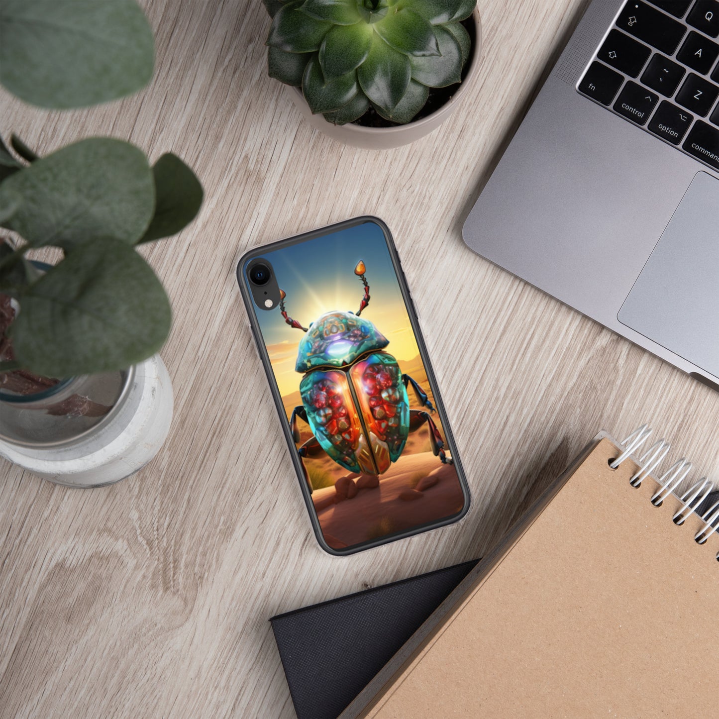 Coque pour iPhone® : Scarabée égyptien
