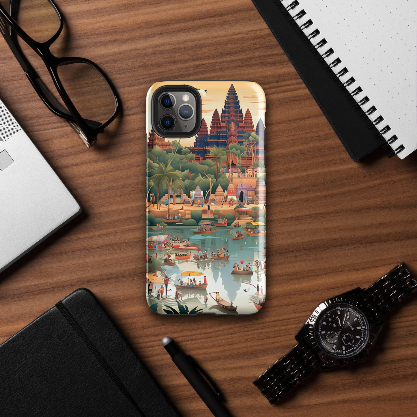 Coque d'iPhone® rigide : Angkor Wat, Trésor architectural