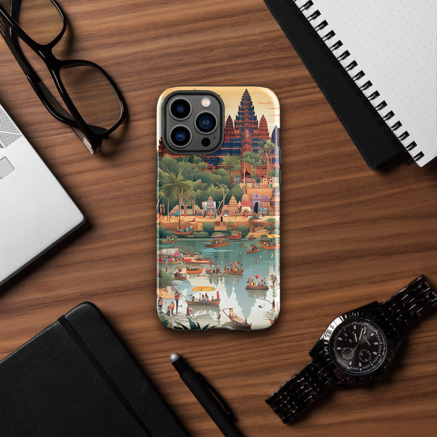Coque d'iPhone® rigide : Angkor Wat, Trésor architectural