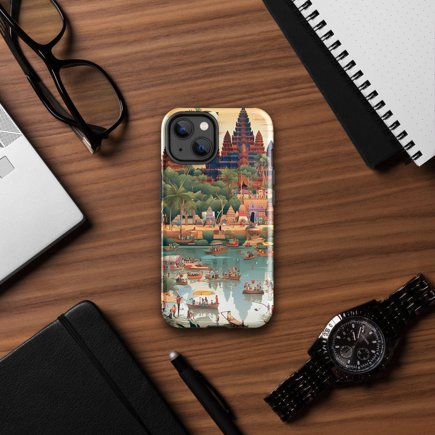 Coque d'iPhone® rigide : Angkor Wat, Trésor architectural