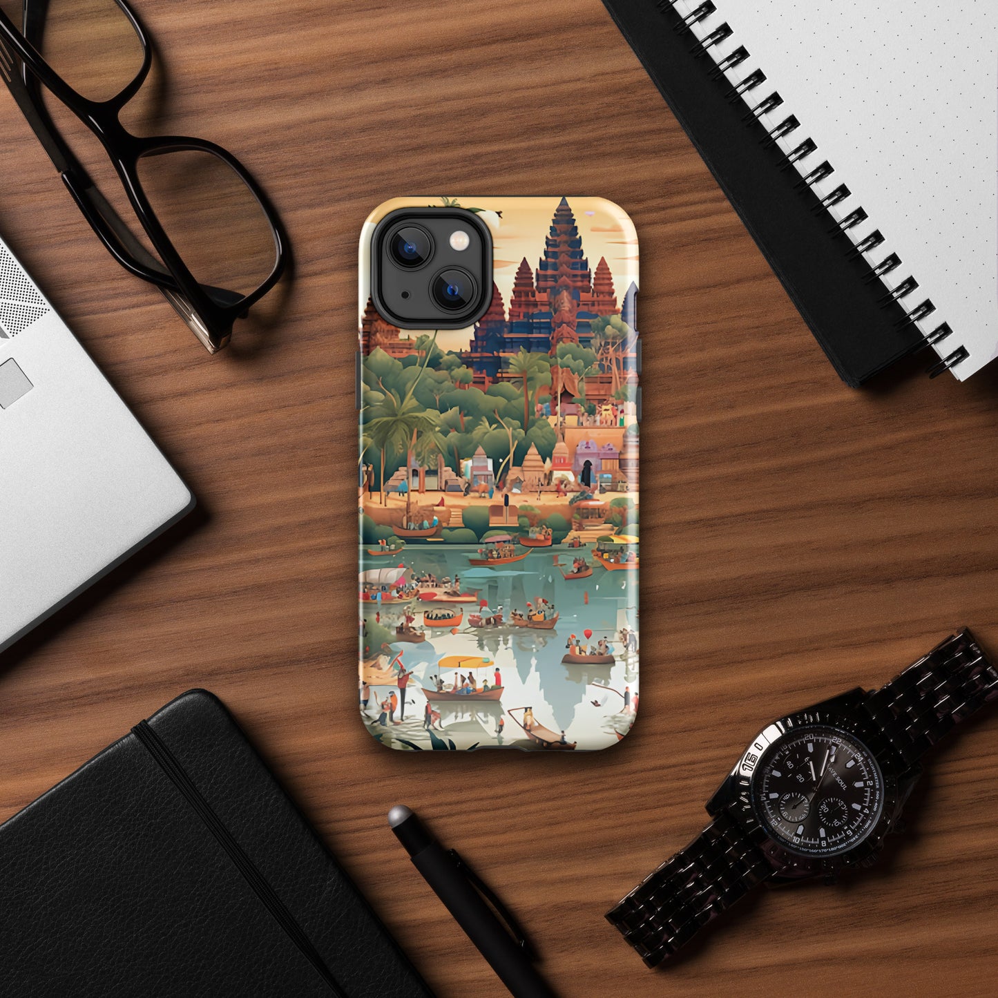 Coque d'iPhone® rigide : Angkor Wat, Trésor architectural