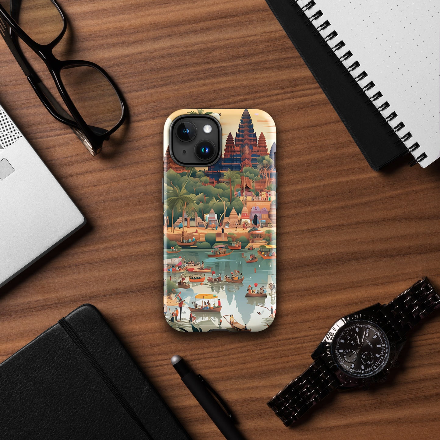Coque d'iPhone® rigide : Angkor Wat, Trésor architectural