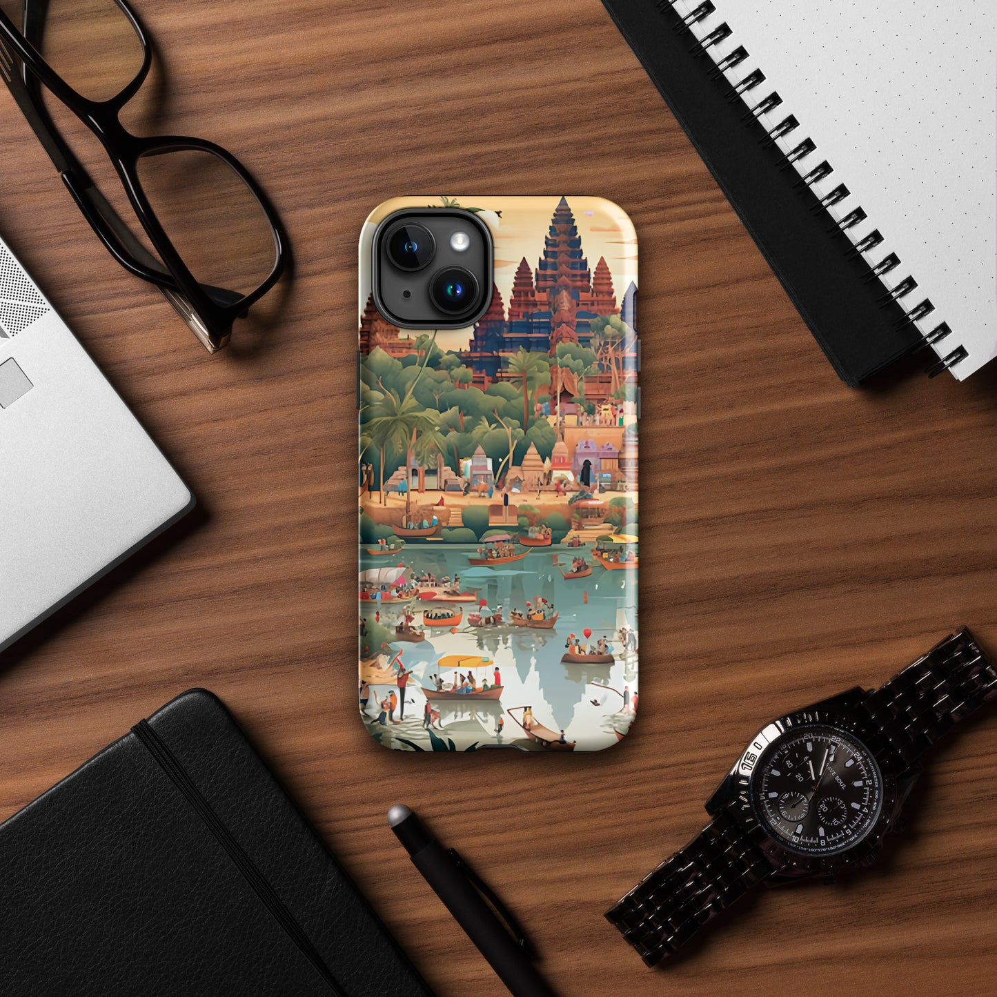 Coque d'iPhone® rigide : Angkor Wat, Trésor architectural